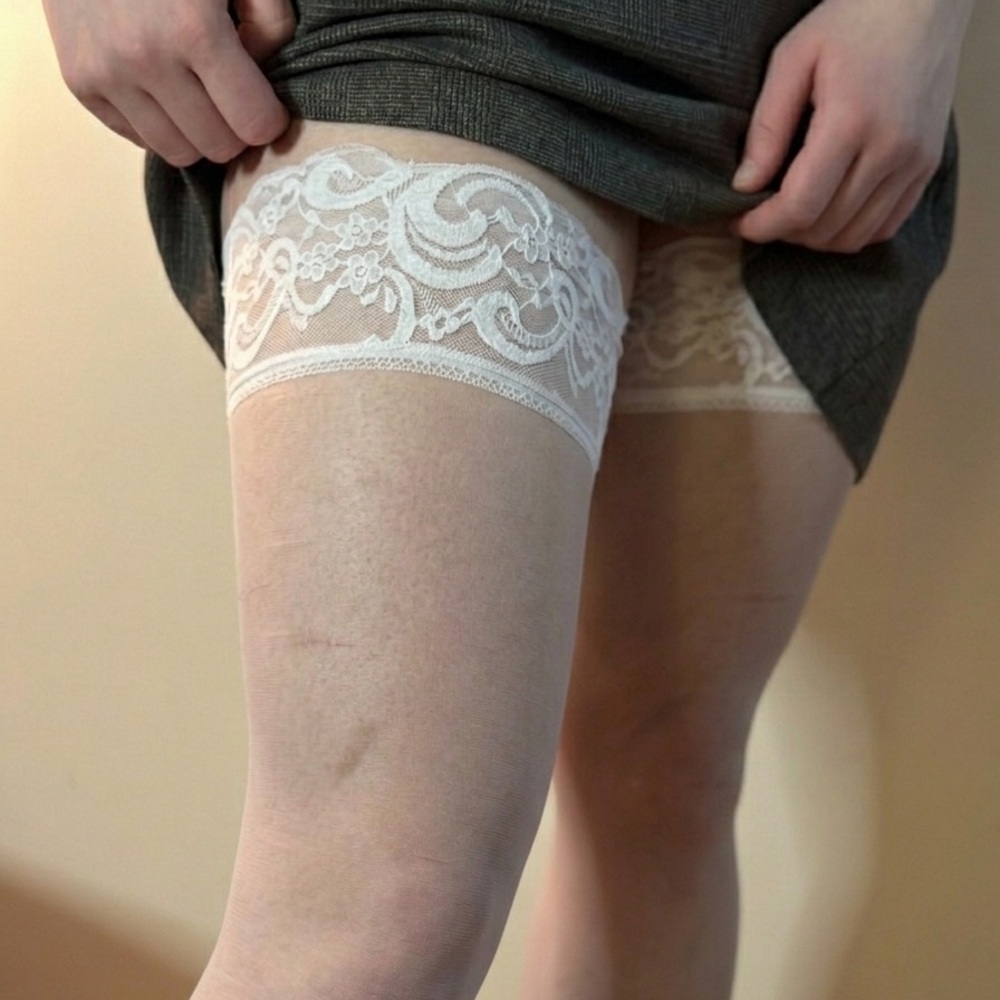 Lace Top Thigh High Stockings 🤍